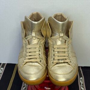 DIOR by Heidi Slimane Collector Gold Sneaker EU 39 Rare Vintage Find!!!